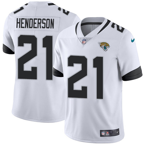 Jacksonville Jaguars 21 C.J. Henderson White Youth Stitched NFL Vapor Untouchable Limited Jersey